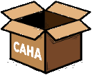 C.A.H.A. open box logo